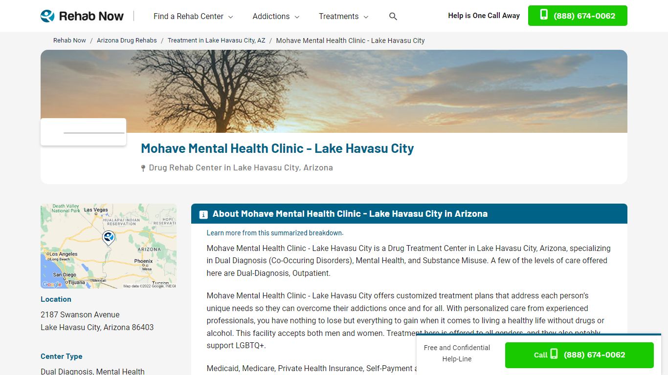 Mohave Mental Health Clinic - Lake Havasu City • Arizona - RehabNow.org
